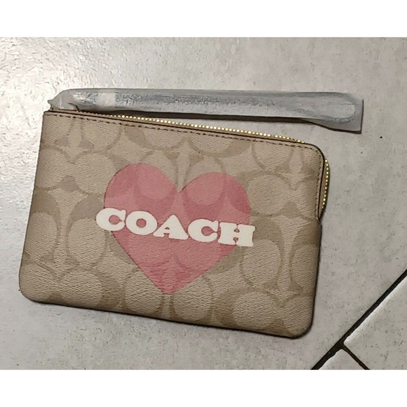 Coach | Bags | Nwt Coach Valentines Day Heart Wristlet | Poshmark